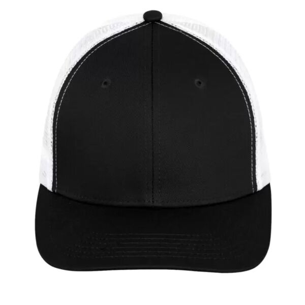 Two-Tone Cotton Mesh Trucker Cap Thumbnail