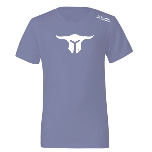 Kids Barbarian Bar Fitness Shirt (Lavender Blue) Thumbnail