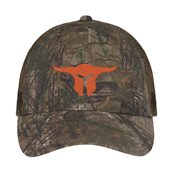 Embroidered Camouflage Mesh Ball Cap Thumbnail