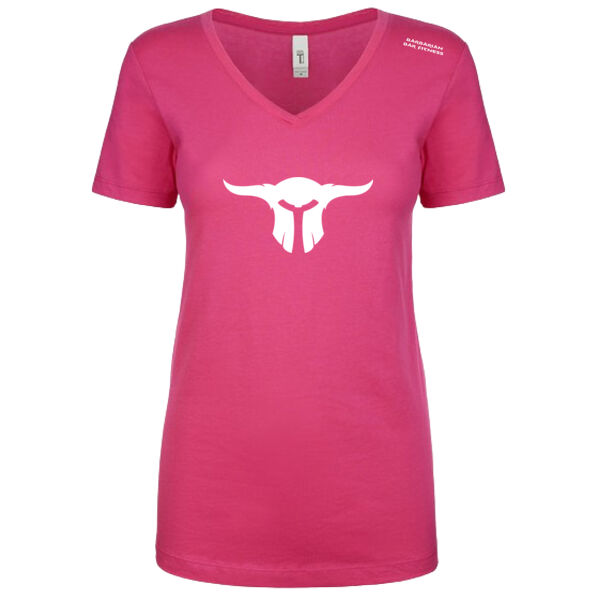 (NEW) Barbarian Bar Relaxed Jersey V-Neck (Berry) Thumbnail