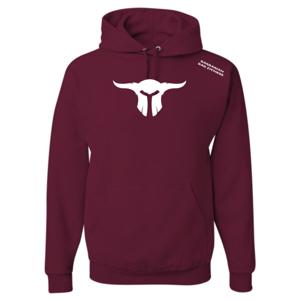 Barbarian Bar Hooded Pullover (Maroon) Thumbnail